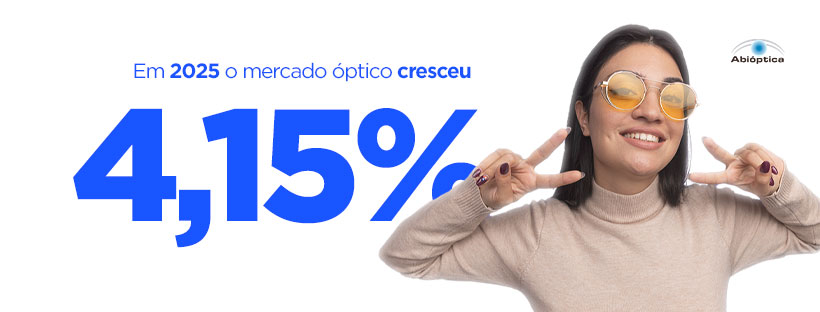 Mercado óptico Cresce 4,15% Em 2025